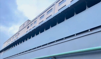 清遠電動推拉棚廠家制作廠房旁搭建活動雨蓬